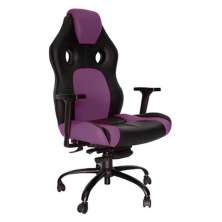 Cadeira Gamer Para Escritório Linha Gamer Racing Cor Roxo