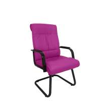 Cadeira Interlocutor Para Escritório Linha Itália Rosa