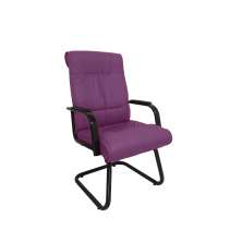 Cadeira Interlocutor Para Escritório Linha Itália Roxo