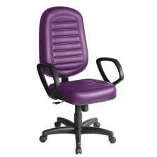 Cadeira Presidente para Escritório Linha Blenda Roxo