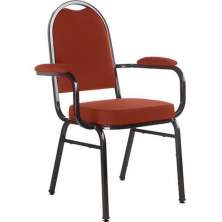 Cadeira com braços para Auditórios Linha Hotel Vermelho