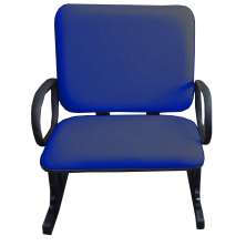 Cadeira de Escritório Linha Messina Suporta até 250kg Azul