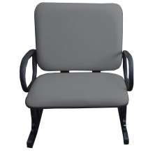 Cadeira de Escritório Linha Plus Size Suporta até 250kg Cinza