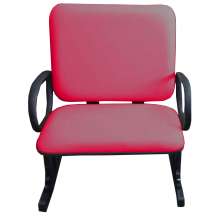 Cadeira de Escritório Linha Plus Size Suporta até 250kg Rosa