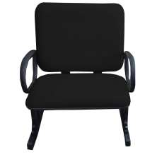 Cadeira de Escritório Linha Turim Suporta até 250kg Preto