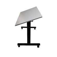 Mesa Basculante Para Escritório E Home Office Salerno Cinza
