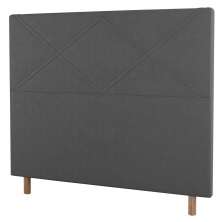 Cabeceira Cama Box Casal Cairo 140cm Linho Cinza - Desk Design