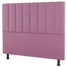 Cabeceira Cama Box Casal Cora 140cm Suede Rosa - Desk Design