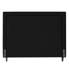 Cabeceira Cama Box Casal Maísa 140cm Com Frame Veludo Preto - Desk Design