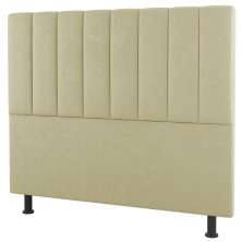 Cabeceira Cama Box Casal Queen Size Cora 160cm Sintético Bege - Desk Design