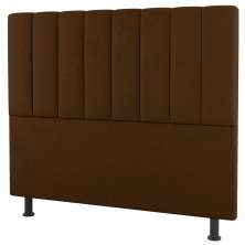 Cabeceira Cama Box Casal Queen Size Cora 160cm Suede Terracota - Desk Design
