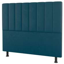 Cabeceira Cama Box Casal Queen Size Cora 160cm Suede Turquesa - Desk Design