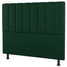 Cabeceira Cama Box Casal Queen Size Cora 160cm Suede Verde - Desk Design
