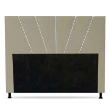 Cabeceira Cama Box Casal Queen Size Dallas 160cm Corano Bege - Desk Design