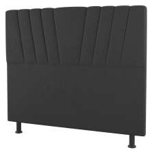 Cabeceira Cama Box Casal Queen Size Dublin 160cm Linho Cinza - Desk Design