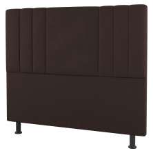 Cabeceira Cama Box Casal Queen Size Grace 160cm Suede Marrom - Desk Design