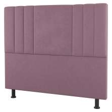 Cabeceira Cama Box Casal Queen Size Grace 160cm Suede Rosé - Desk Design