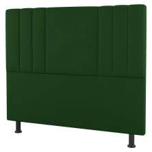Cabeceira Cama Box Casal Queen Size Grace 160cm Suede Verde - Desk Design