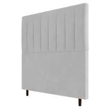 Cabeceira Cama Box Casal Queen Size Itália 160cm Corano Branco - Desk Design