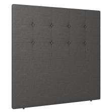 Cabeceira Cama Box Casal Queen Size Luana 160cm Linho Cinza - Desk Design