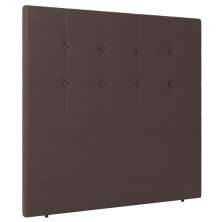 Cabeceira Cama Box Casal Queen Size Luana 160cm Sintético Marrom - Desk Design