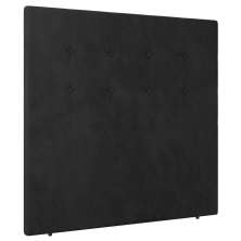Cabeceira Cama Box Casal Queen Size Luana 160cm Veludo Preto - Desk Design