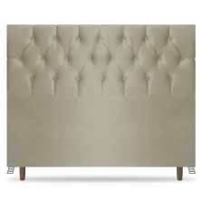 Cabeceira Cama Box Casal Queen Size Madrid 160cm Corano Bege - Desk Design