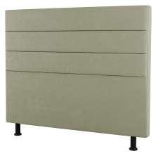 Cabeceira Cama Box Casal Queen Size Malik 160cm Sintético Bege - Desk Design