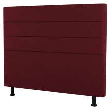 Cabeceira Cama Box Casal Queen Size Malik 160cm Suede Bordô - Desk Design