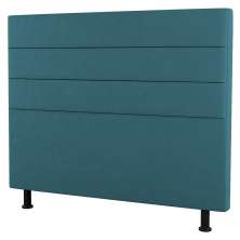 Cabeceira Cama Box Casal Queen Size Malik 160cm Suede Turquesa - Desk Design