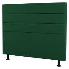 Cabeceira Cama Box Casal Queen Size Malik 160cm Suede Verde - Desk Design