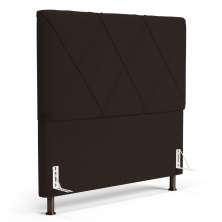 Cabeceira Cama Box Casal Queen Size Mel 160cm com Frame Sintético Marrom - Desk Design