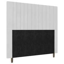 Cabeceira Cama Box Casal Queen Size Nala 160cm Corano Branco - Desk Design