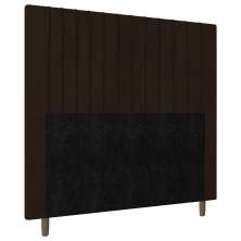 Cabeceira Cama Box Casal Queen Size Nala 160cm Corano Marrom - Desk Design