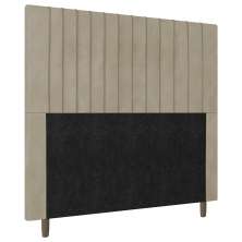 Cabeceira Cama Box Casal Queen Size Nala 160cm Linho Bege - Desk Design