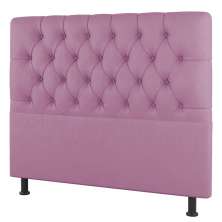 Cabeceira Cama Box Casal Queen Size Nice 160cm Suede Rosa - Desk Design