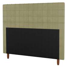 Cabeceira Cama Box Casal Queen Size Parisis 160cm Linho Bege - Desk Design