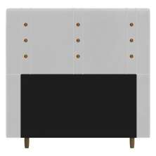 Cabeceira Cama Box Casal Queen Size Roma 160cm Corano Branco - Desk Design