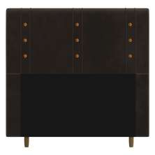Cabeceira Cama Box Casal Queen Size Roma 160cm Suede Marrom - Desk Design