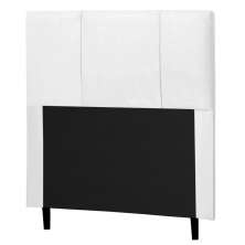 Cabeceira Cama Box Solteiro Donna 90cm Corano Branco - Desk Design