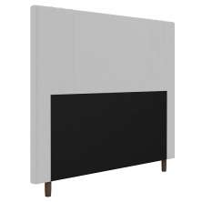 Cabeceira Cama Box Solteiro Ferrara 90cm Corano Branco - Desk Design