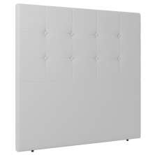 Cabeceira Cama Box Solteiro Luana 90cm Sintético Branco - Desk Design