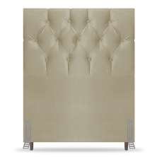 Cabeceira Cama Box Solteiro Madrid 90cm Corano Bege - Desk Design