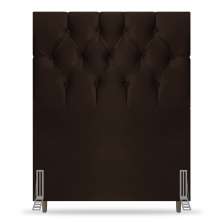 Cabeceira Cama Box Solteiro Madrid 90cm Corano Marrom - Desk Design