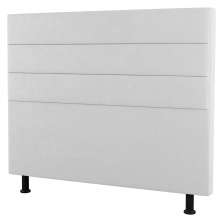 Cabeceira Cama Box Solteiro Malik 90cm Sintético Branco - Desk Design