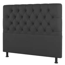 Cabeceira Cama Box Solteiro Nice 100cm Linho Cinza - Desk Design