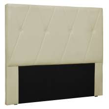 Cabeceira Estofada Cama Box Casal Aquilla 140cm Corano Bege - Desk Design