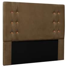 Cabeceira Estofada Cama Box Casal Monreale 140cm Suede Caramelo - Desk Design
