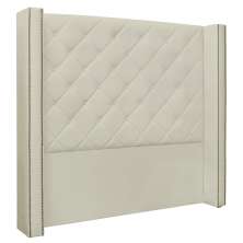 Cabeceira Estofada Cama Box Casal Queen Size Alteza 160cm Corano Bege - Desk Design
