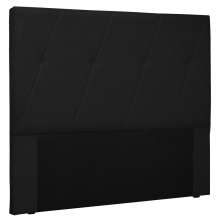 Cabeceira Estofada Cama Box Casal Queen Size Aquilla 160cm Corano Preto - Desk Design